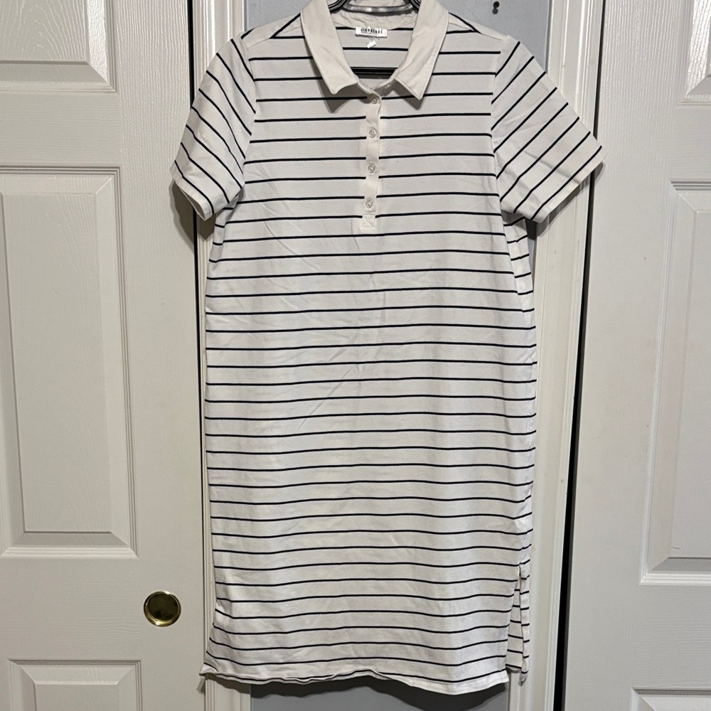 Striped Polo Dress - Picture 2 of 7
